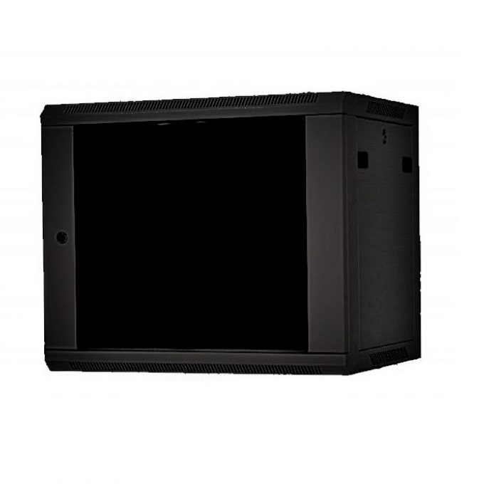 Tủ rack treo tường 6U Vietrack VRW06-145 màu đen