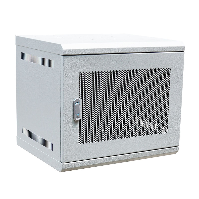 Tủ Mạng 9U Treo Tường D450 Cửa Lưới, Màu Ghi TMC Rack 19inch TM945WGN-B