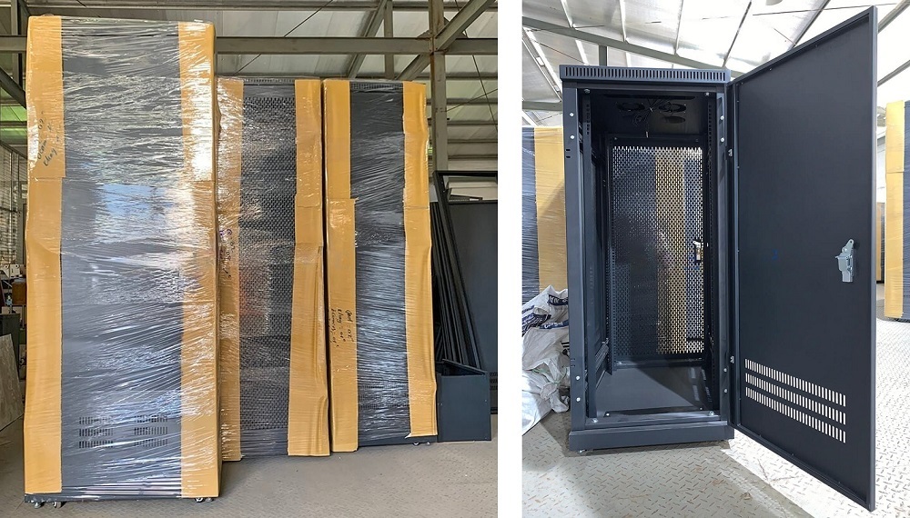 Hình ảnh tủ mạng server 42U tại kho