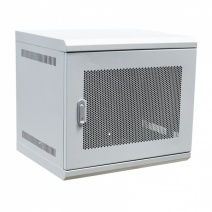 Tủ Mạng 10U Treo Tường Sâu D600 Màu Ghi Cửa Lưới TM106WGN-B